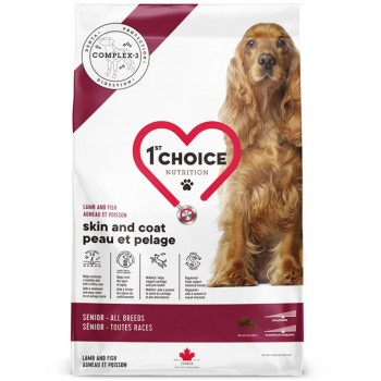 Сухой корм для пожилых собак всех пород 1st Choice Senior Skin and Coat Lamb&Fish ягненка Сухой корм для пожилых собак всех пород 1st Choice Senior Skin and Coat Lamb&Fish ягненка