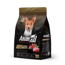 Сухой корм AnimAll для собак средних пород со свежей индейкой и ягненком