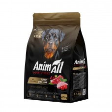 Сухой корм AnimAll для собак больших пород со свежей индейкой и ягненком
