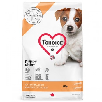 Сухой корм для щенков мини и малых пород 1st Choice Puppy Toy and Small курица
