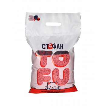 Наполнитель для кошачьего туалета Стефан Tofu соево-кукурузный с ароматом лаванда 6 л / 2,6 кг