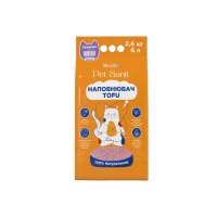 Наполнитель для кошачьего туалета ModeS PetSanit  Tofu соевый гипоаллергенный с ароматом лаванды 6 л / 2,6 кг