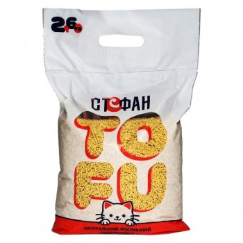 Наповнювач для котячого туалету Стефан Tofu соєво-кукурудзяний без аромату 6 л / 2,6 кг Наповнювач для котячого туалету Стефан Tofu соєво-кукурудзяний без аромату 6 л / 2,6 кг