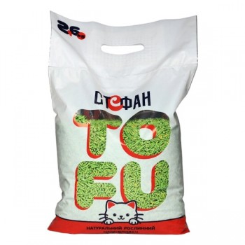 Наповнювач для котячого туалету Стефан Tofu соєво-кукурудзяний з ароматом м'ята 6 л / 2,6 кг Наповнювач для котячого туалету Стефан Tofu соєво-кукурудзяний з ароматом м'ята 6 л / 2,6 кг