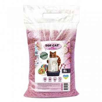 Наповнювач для котячого туалету Top Cat Tofu соєвий Тутті-Фрутті 6 л