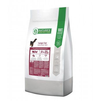 Сухой корм для взрослых кошек крупных пород Nature's Protection Large cat