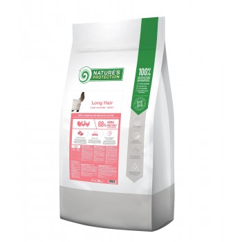 Сухой корм для взрослых кошек с длинной шерстью Nature's Protection Long hair