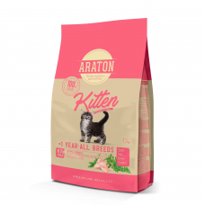 Полнорационный сухой корм для котят ARATON Kitten