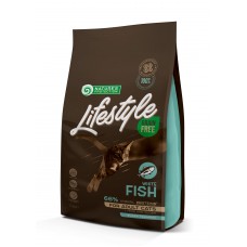 Сухий беззерновий корм для дорослих котів з білою рибою Lifestyle Grain Free White Fish Adult Cat