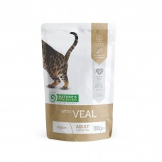 Вологий корм для дорослих котів з телятиною Nature's Protection Indoor with Veal