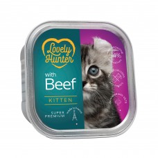 Вологий корм для кошенят з яловичиною Lovely Hunter Kitten with Beef