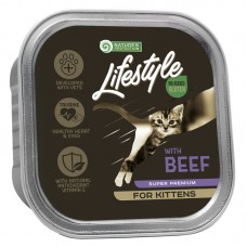 Вологий корм для кошенят з яловичиною Nature's Protection Lifestyle Kitten with Beef,