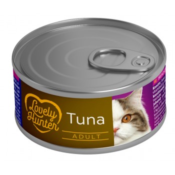 Влажный корм для взрослых кошек с тунцом Lovely Hunter Adult cats with Tuna, Влажный корм для взрослых кошек с тунцом Lovely Hunter Adult cats with Tuna,
