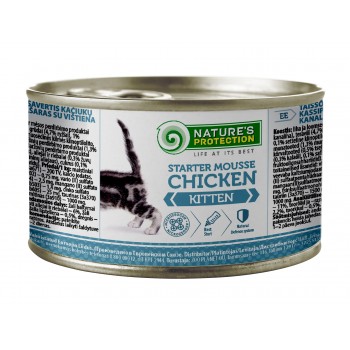 Мусс для котят Nature's Protection Kitten Starter Mousse Chicken Мусс для котят Nature's Protection Kitten Starter Mousse Chicken