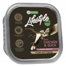 Вологий корм для кошенят з куркою та качкою Nature's Protection Lifestyle Kitten with chicken and duck,