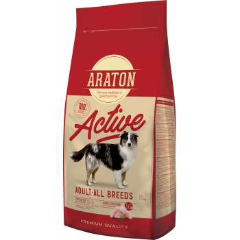 Полноценный сухой корм для взрослых активных собак всех пород ARATON ACTIVE All Breeds Полноценный сухой корм для взрослых активных собак всех пород ARATON ACTIVE All Breeds