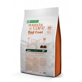 NP Superior Care Red Coat Grain Free Lamb for adult, all breed dogs with red coat NP Superior Care Red Coat Grain Free Lamb for adult, all breed dogs with red coat