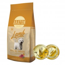 Повноцінний сухий корм для дорослих собак з ягнятиною ARATON LAMB Adult All Breeds