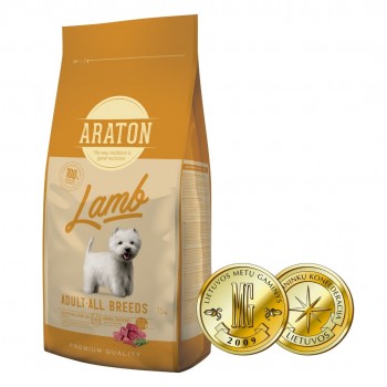Полноценный сухой корм для взрослых собак с ягнятиной ARATON LAMB Adult All Breeds Полноценный сухой корм для взрослых собак с ягнятиной ARATON LAMB Adult All Breeds