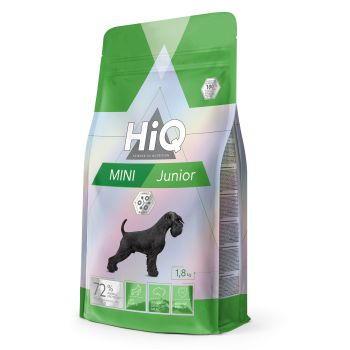 Сухий корм для цуценят та молодих собак малих порід HiQ Mini Junior