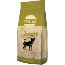 Повноцінний сухий корм для цуценят усіх порід ARATON JUNIOR All Breeds
