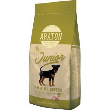 Полноценный сухой корм для щенков всех пород ARATON JUNIOR All Breeds Полноценный сухой корм для щенков всех пород ARATON JUNIOR All Breeds