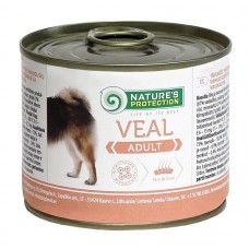 Вологий корм для дорослих собак всіх порід з телятиною Nature's Protection Adult Veal