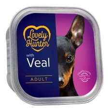 Вологий корм для дорослих собак з телятиною Lovely Hunter Adult veal
