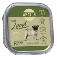 Вологий корм для цуценят з ягнятою ARATON Puppy with Lamb,