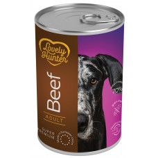 Вологий корм для дорослих собак з яловичиною Lovely Hunter Adult with Beef