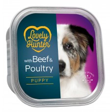 Вологий корм для цуценят з яловичиною та птицею Lovely Hunter Puppy Beef and Poultry