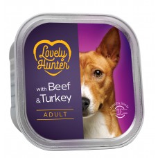 Вологий корм для дорослих собак з яловичиною та індичкою Lovely Hunter Adult Beef and Turkey
