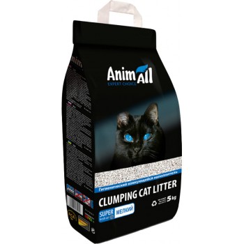 AnimAll бентонитовый наполнитель для котов (мелкий)