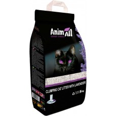 AnimAll бентонитовый наполнитель для котов, с ароматом лаванды