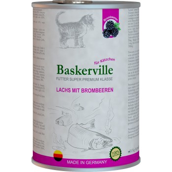 Baskerville для котят (лосось и ежевика)