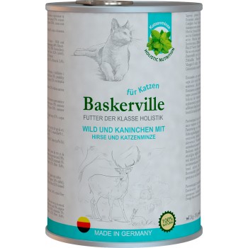 Baskerville Holistic для кошек (оленина, кролик, пшено и кошачья мята)
