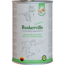 Baskerville Holistic для кошек (телятина, лосось, пастернак и кресс-салат)