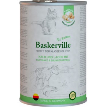 Baskerville Holistic для кішок (телятина, лосось, пастернак та крес-салат)