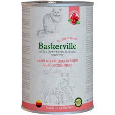 Baskerville Sensitive для кошек (ягненок, клюква и кошачья мята)