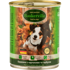 Baskerville для собак (баранина, картошка и тыква)