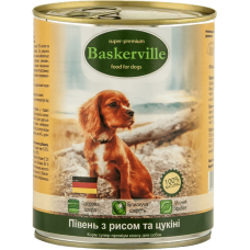 Baskerville для собак (петух, рис и цукини)