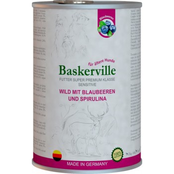 Baskerville Sensitive (оленіна, чорниця та спіруліна)