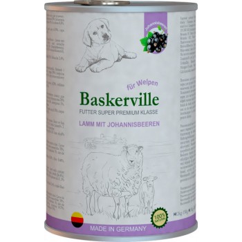 Baskerville Super Premium для щенков (ягненок и смородина)