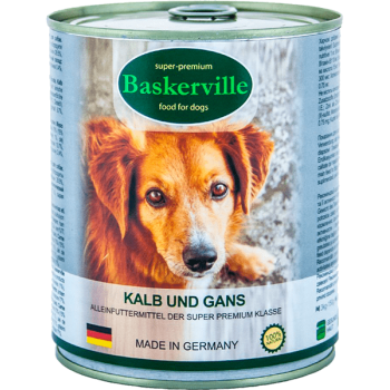 Baskerville для собак (телятина та м'ясо гусака)