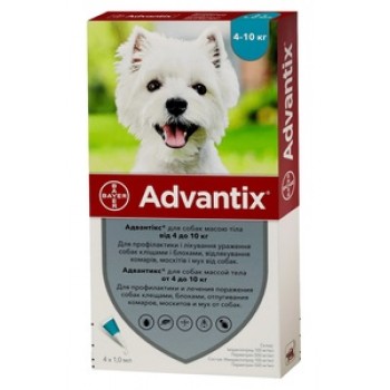 Bayer Advantix для собак от 4 до 10 кг