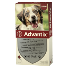 Bayer Advantix для собак от 10 до 25 кг