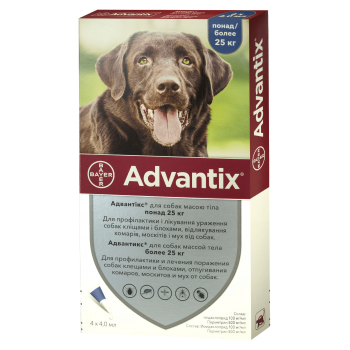 Bayer Advantix для собак 25-40 кг