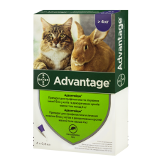 Bayer Advantage 80 для кошек более 4 кг