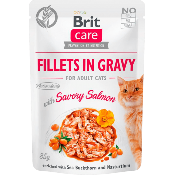 Brit Care Cat Fillets (филе лосося в соусе)