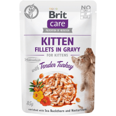 Brit Care Cat Fillets In Gravy (филе индейки в соусе) для котят